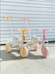 Триколісний дитячий велосипед біговел з батьківською ручкою Tricycle 01 KE5189 музичний з підсвічуванням від 1,5 року жовтий легкий пластиковий керований для малюків - зображення 9