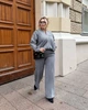 Сірий жіночий костюм Ajour 499 розмір 54-56 - зображення 4