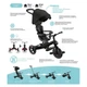 Детский 3-колесный велосипед Globber Explorer Trike 4 в 1 розовый, 634-110 - изображение 10