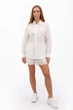 Сорочка жіноча Where Uwear біла з ажурною вишивкою 347240_One size - зображення 1