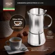 Кавоварка гейзерна нержавіюча сталь Adler 350 мл (AD 4419) - зображення 8
