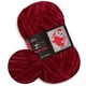 Premium Yarn Baby Love, Бордо №379, плюшевая пряжа 100% полиэстер, 100г/120м, для вязания игрушек, детской одежды, пледов, амигуруми - изображение 1