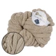 Lady Yarn Chunky Blanket, Бежевый SL1010 - толстая плюшевая пряжа Чанки Бланкет, 300 г / 33 м, для пледов и объемных изделий - изображение 1