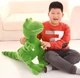 Мягкая игрушка динозавр Тираннозавр RESTEQ 70 см — зеленый плюшевый T-Rex, большой динозавр для детей, игрушка в подарок мальчику - изображение 5