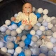 Сухий басейн Joyful Kids Натуральний оксамит 100x40 см Сірий з кульками 150 шт - зображення 7