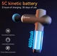Перкуссионный массажер Booster Lightsaber 4000mah (8 насадок) - изображение 6