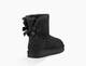 Уггі жіночі UGG Mini Classic 2 Bailey Bow Black 36 Чорні - зображення 1