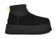 Уггі жіночі UGG Classic Mini Dipper Black 38 Чорні - изображение 1