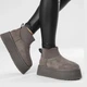 Уггі жіночі на платформі UGG Classic Mini Dipper Thundercloud 36 Сірі - изображение 2