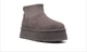 Уггі жіночі на платформі UGG Classic Mini Dipper Thundercloud 36 Сірі - изображение 5