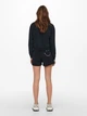 Шорти ONLSMILEY LIFE SHORTS SWT 15232827 Black-SMILEY ONLY L Чорний 15232827BLACK-SMILEY L - изображение 3