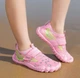 Детская обувь для пляжа и кораллов аквашузы Diving shoes розовые 30 ( 20 см ) 502 - изображение 5
