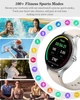 Смарт-годинник 1.27 41mm Bluetooth дзвінки пульс сон IP68 ігри калькулятор чорні - зображення 2