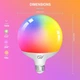Розумна Wi-Fi LED лампа GY G125 E27 18Вт 1900Лм RGB CCT керування через застосунок світильник - зображення 2