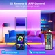 Світлодіодна стрічка RGB 15 метрів Bluetooth керування синхронізація з музикою пульт ДК - зображення 6