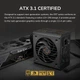 Блок живлення Cougar GST 850 850W (CGR ST-850) 80 Plus Gold ATX 3.1 Fully Modular (12V-2x6) - зображення 11