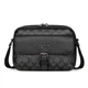 Сумка мужская мессенджер Coach черная с серым (034) - изображение 1