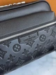 Сумка чоловіча месенджер Louis Vuitton Outdoor чорна (033) - зображення 4