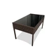 Садовый стол Lounge Loft из ротанга "Кофейный" 71х40×38см Темно-коричневый 1,1 Brown - изображение 1