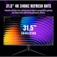 Монитор 31.5" GameMax GMX32UCDM Vision QD-OLED UHD OLED 240Hz (GMX32UCDM) - изображение 5