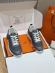 Мужские серо-синие кроссовки Hermes Bouncing, натуральная кожа, 41 размер - изображение 6