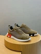 Мужские кроссовки цвета хаки Hermes Bouncing, натуральная кожа, 41 размер - изображение 1