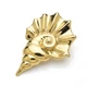 Брошь BROCHE бижутерия из стали Модерн Море Ракушка золотистая BRBF115428 - изображение 3