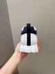 Мужские кроссовки белого цвета с синим Hermes Bouncing, натуральная кожа, 41 размер - изображение 6