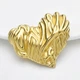 Брошь из стали BROCHE бижутерия Модерн Сердце Искренность золотистая BRBF115422 - изображение 2