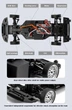 Дрифт машинка Honda NSX 1/18 на радиоуправлении LD1803 с гироскопом хонда красная - изображение 9