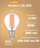 Светодиодная лампа Ardero Filament LB-202 G45 5,4W 865Lm E14 4000K свет нейтральный (LB-202/E144000) - изображение 3