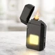 USB зажигалка спиральная с фонариком M8 6002 | Электроимпульсная без газа, перезаряжаемая - изображение 2