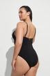 Купальник суцільний з ущільненою чашкою Victoria's Secret 50B/2XL Чорний (142226) - зображення 3