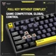 Игровая беспроводная механическая клавиатура Onikuma G-78 для ПК и игр с RGB подсветкой, геймерская, Bluetooth и USB 2.4GHz Черный - изображение 5