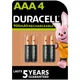 Аккумулятор Duracell AAA HR03 900mAh * 4 (5005015) - зображення 1