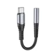 Перехідник HOCO Audio converter LS33 Type-C на AUX чорний - зображення 1