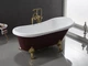 Ванна акриловая Velms Lerida Retro 170х80 см (Red) - изображение 12