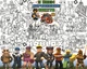 Большая раскраска именная фотозона банер на День рождения Роблокс / Roblox 120 х150 см - изображение 2