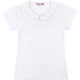 Футболка детская Matilda с коротким рукавом и кружевной оборкой (7134-164G-white) Matilda 7134-164G-white 1032720 - изображение 1