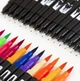 Набір акварельних двосторонніх маркерів Dual Brush 60шт в пеналі - зображення 5