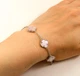 Браслет Van Cleef с розовым перламутром MaxiUvelir 9611 SE, размер 16-19см - изображение 4