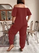 Жіночий комбінезон SHEIN 904529-1 3XL бордовий (2000005102707) - зображення 2