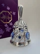 Хрустальная миниатюра со стразами Swarovski «Колокольчик» Azure, 7 см - изображение 1