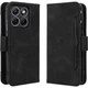 Чохол-книжка з кишеньками Deexe Wallet Stand для Motorola Edge 70 Fusion - Black - зображення 1