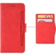 Чохол-книжка з кишеньками Deexe Wallet Stand для OnePlus 15T - Red - зображення 2