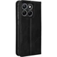 Чохол-книжка Deexe Retro Style для Motorola Edge 70 Fusion - Black - зображення 6