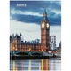 Книга записна Axent City, London 8425-5-A, А4- 203х273 мм, 96 аркушів, клітинка - зображення 1