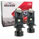 Світлодіодні лінзовані лампи Decker LED GL-01 H4 9-32V. Світлодіодна лампа з лінзою Decker PRO H4 65W + Canbus - зображення 1