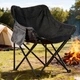 Раскладное туристическое кресло Folding Camping 40 х 40 х 67 см (214 C) Черный - изображение 5