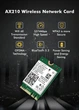 Сетевая карта Intel Wi-Fi 6E AX210 NGW модуль трехдиапазонный адаптер Bluetooth для ПД / Ноутбука (19125) - изображение 4